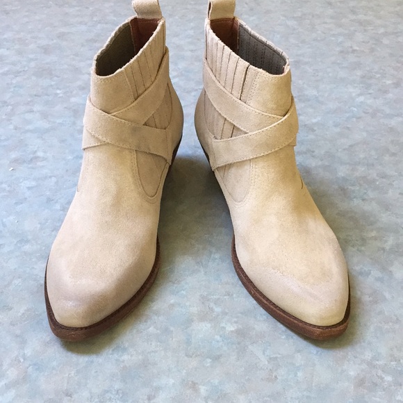 All Saints Shoes - All Saints beige suede boots